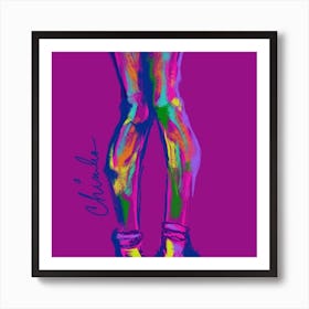 Her Stance Art Print