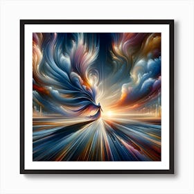 Angel Of The Sky Art Print