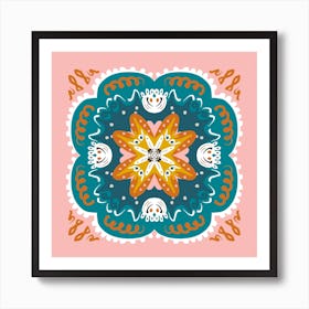 Pink Mandala Art Print