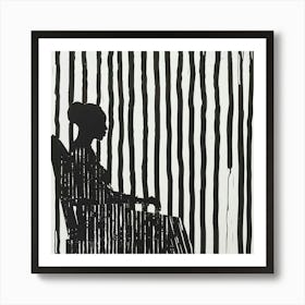 Woman In A Chair 1 Art Print