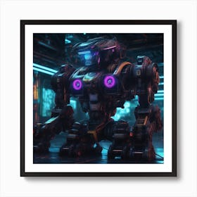 Cyborg Robot 1 Art Print