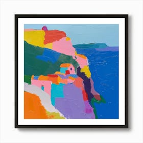 Abstract Travel Collection Montenegro 4 Art Print