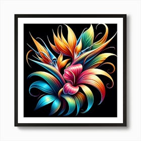 Bird Of Paradise Art Print