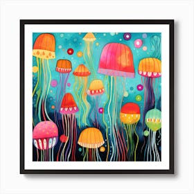 Jellyfish 18 Art Print