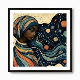 Lumineth Celestial Portrait Art Print