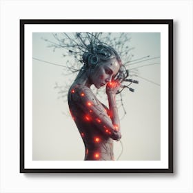 Sci-Fi Woman Art Print