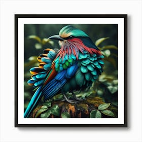 Colorful Bird 2 Art Print