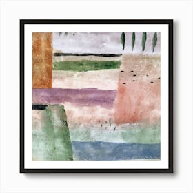 Landscape With Trees 5 Art Print