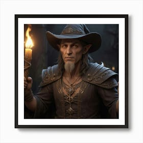 Elder Elf Art Print