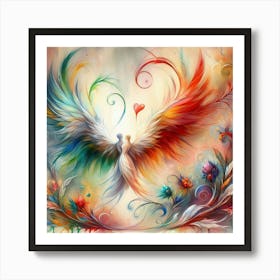 Angel Wings 34 Art Print