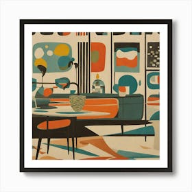 Abstract Room Art Print