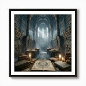 The Library Of Echoes Art Print