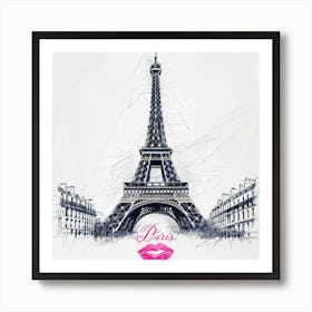 Paris Eiffel Tower Art Print