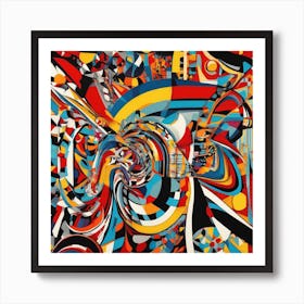 Abstract Painting 29 Art Print