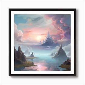 Landscape Painting Art Print