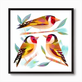 Goldfinches Art Print