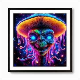 Jellyshroom-ET Test Art Print