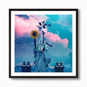 state of America Art Print