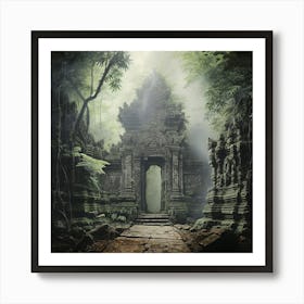 Angkor Temple 9 Art Print