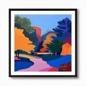 Abstract Park Collection Battersea Park London 3 Art Print