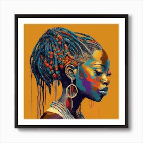 African Woman Art Print