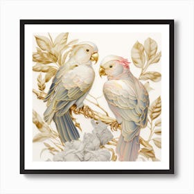 Tropical Birds Art Print