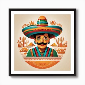 Mexican Man 9 Art Print