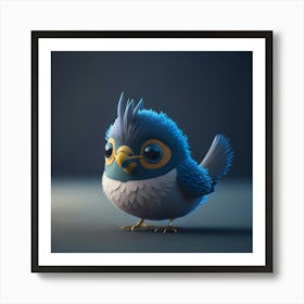 Cute Tiny Bird (24) Generative Ai Standard Scale 8 00x Art Print