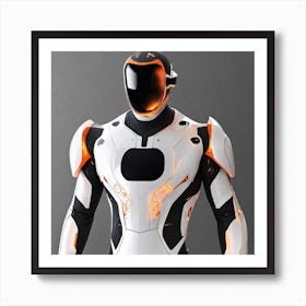 Futuristic Robot 49 Art Print