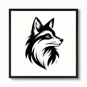 Fox Head Art Print