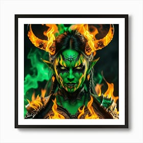 Elven Warrior Art Print