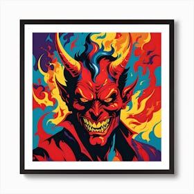 DEVILS SELF PORTRAIT Art Print