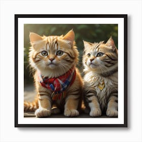 Cute Kittens Art Print