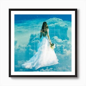 A walk in the sky  Art Print