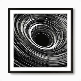 Black Hole Art Print