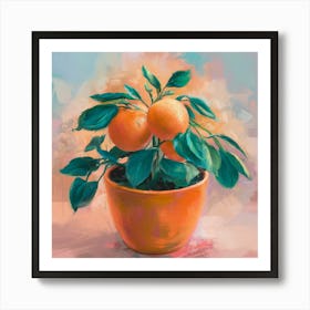 Oranges In A Pot 18 Art Print