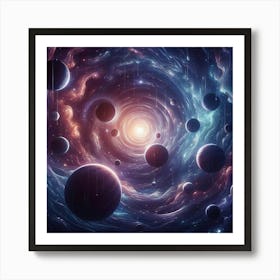 Galaxy In Space 9 Art Print