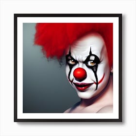 Clown Portrait Art Print