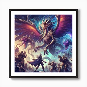 Astral Assault Art Print