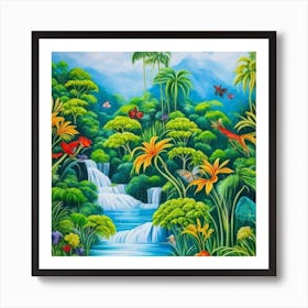 Tropical Jungle 2 Art Print