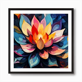 Lotus Flower 9 Art Print