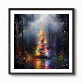 Aydogdu's Enchanted Christmas Palette Art Print