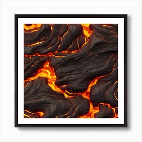 Lava Texture 3 Art Print