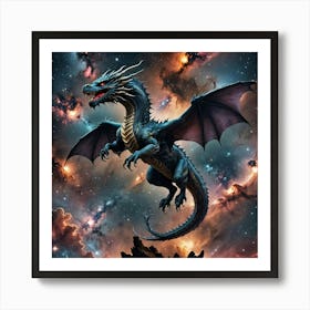 Flying Dragon Art Print