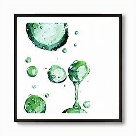 Water Droplets 1 Art Print