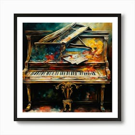 Grand Piano 1 Art Print