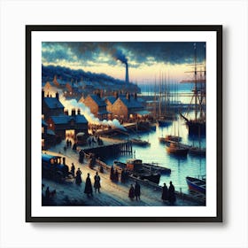 St John'S Dock Art Print Art Print