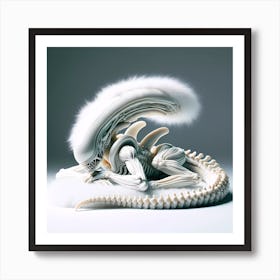 Alien Sleeping 12 Art Print