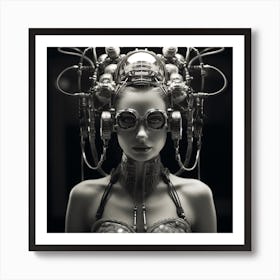 Futuristic Woman 18 Art Print