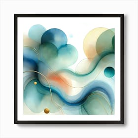 Coastal Serenity Art Print